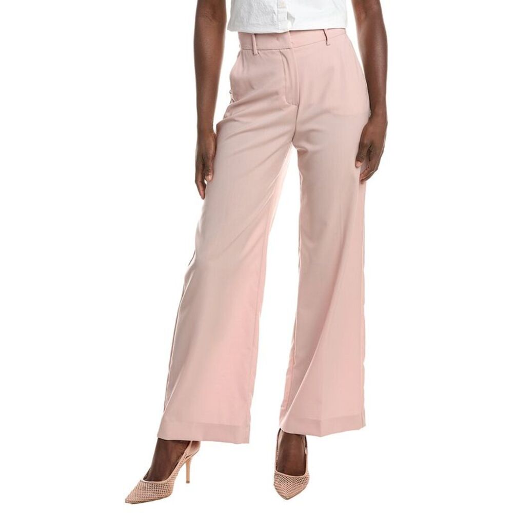 Max Mara Womens Weekend  Visivo Wool Long Trouser, Beige